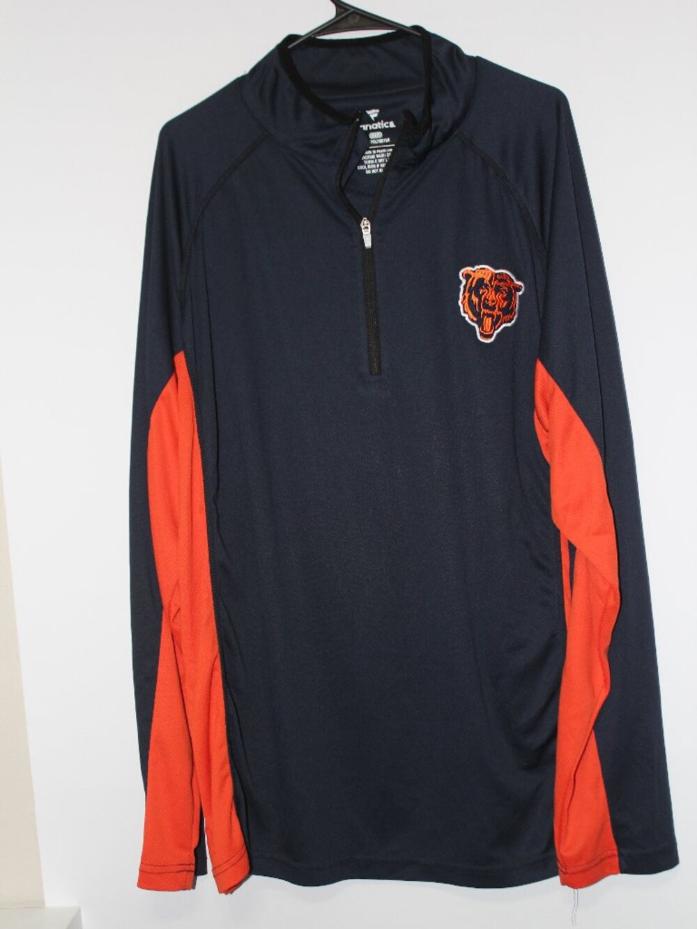 Fanatics Chicago Bears Men’s XLT Quarter-Zip Performance Pullover NFL